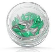 Silcare Ćwieki Neon Ozdoby Do Paznokci Romb Zielony  0,7g