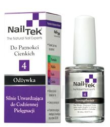 NailTek Odżywka Xtra 4 Do Paznokci Cienkich Silnie Utwardzająca 15ml