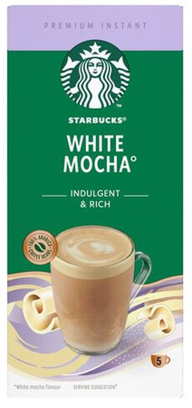 Starbucks Kawa Rozpuszczalna Saszetki White Mocha 5x24g