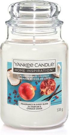 Yankee Candle Świeca Zapachowa 538g Pomegranate Coconut
