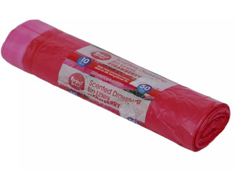 Perfect Scents Pachnące Worki Na śmieci 50l Strawberry 10szt Zawiązywane