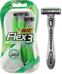 BiC Maszynki Do Golenia FLEX 3 Sensitive 4szt