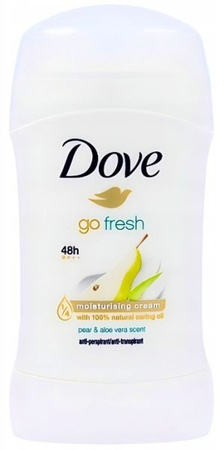 Dove GO FRESH Antyperspirant Moisturising Cream 48H Pear & aloe Vera 40ml