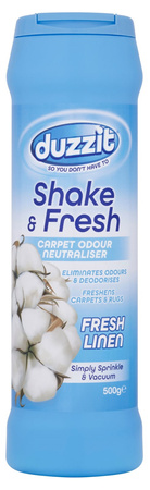 Duzzit Shake & Fresh Neutralizator Zapachów Do Dywanów Linen 500g 