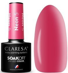Claresa Lakier Hybrydowy Neon 5