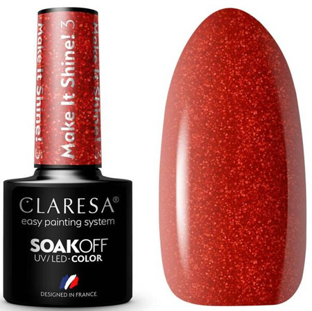 Claresa Lakier Hybrydowy Make It Shine 3