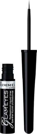 Rimmel Eyeliner Glam Eyes Profesional Liquid 001 Black Glamour