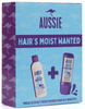 Aussie ZESTAW Hair `S Moist Wanted Szampon + Odżywka 3 Minute