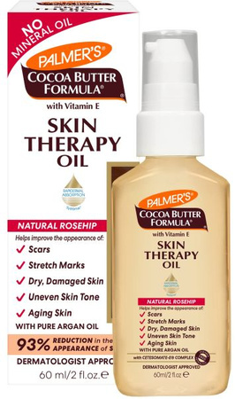 Palmers SKIN THERAPY Olejek Do Twarzy i Ciała ROSEHIP 60ml