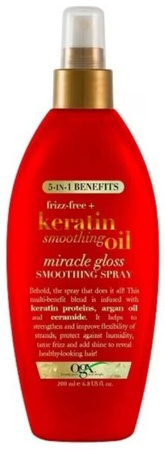 OGX Spray Keratin Smoothing Oil Wygładzający 200ml