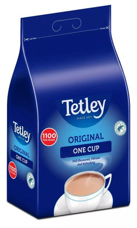 Tetley One Cup Originalna Czarna Herbata 1100 Torebek 2,2kg