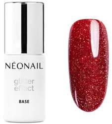 NeoNail Baza Hybrydowa Glitter Effect 9598 Red Shine