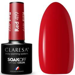 Claresa Lakier Hybrydowy Red 419