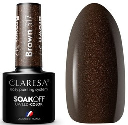Claresa Lakier Hybrydowy Brown 317