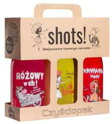 Shots! CZYŚCIOPAK Damski Żel Pod Prysznic Różowy w Ch! Siki Weroniki Krwawa Mary 3x500ml