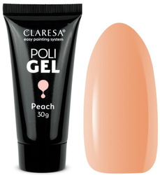 Claresa Poli Żel Budujący PEACH 30g