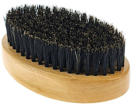Beard Elegance Szczotka Drewniana Do Brody Z Naturalnym Włosiem Dzika 