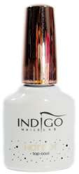Indigo Hot Dot Top Coat Czarne Drobinki 7ml
