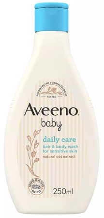 Aveeno BABY Daily Care Płyn Do Mycia Włosów i Ciała 250ml 
