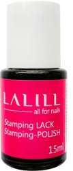 Lalill Lakier do Stempli Blaszek I Wzorków Czarny 15ml