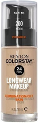 Revlon Colorstay C/O Podkład z Pompką Cera Tłusta Mieszana 200 Nude 30ml