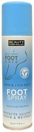 Beauty Formulas Dezodorant Do Stóp Przeciwgrzybiczny 150ml