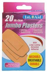 PMS 1st.+Aid Plastry Opatrunkowe JUMBO 20szt