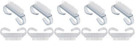 10X Szczoteczka Do Paznokci Usuwania Pyłu Mała 