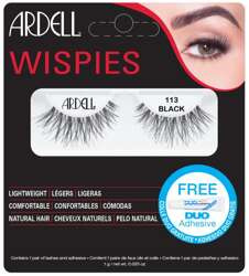 Ardell 113 BLACK Wispies Rzęsy Na Pasku