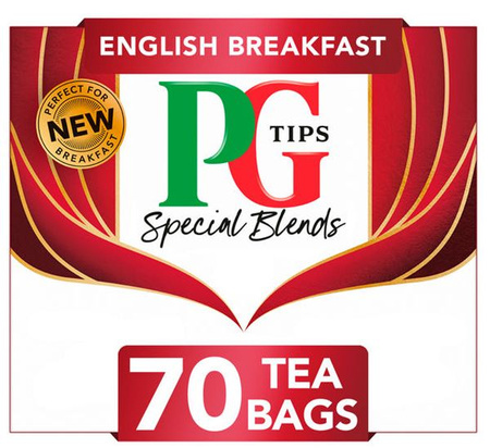 PG tips ENGLISH BREAKFAST Orginalna Herbata Angielska 70 Torebek 175g