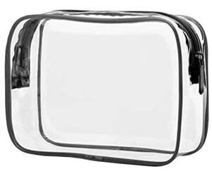 Vera Kosmetyczka Przezroczysta Na Zamek Czarna