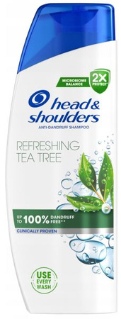 Head&Shoulders Refreshing Tea Tree Szampon Przeciwłupieżowy 250ml