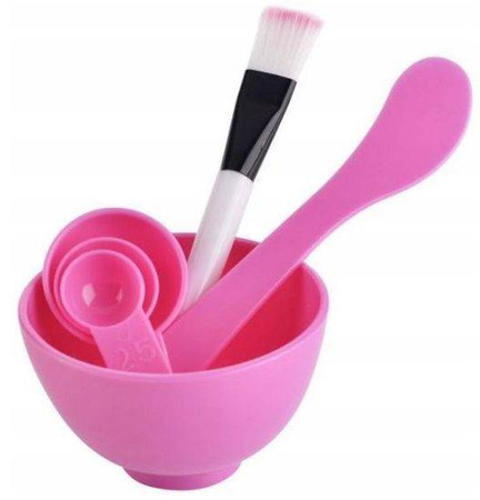 Zestaw 3 Miseczek Z Pędzelkiem Do Maseczek Z Alg 