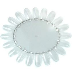 Wzornik Próbnik Lakierów Okrągły Przeźroczysty Słoneczko