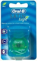 Oral-B SATIN Tape Nić TAŚMA Dentystyczna 25m Miętowa