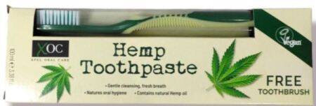 Xpel HEMP Pasta Do Zębów Z Olejem Konopnym + Szczoteczka