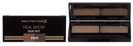 Max Factor Real Brow Duo Kit Zestaw Cieni Do Brwi 001 Fair 