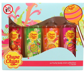 ChupaChups  Body Mist Mgiełki Zapachowe 4x100ml