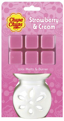 Chupa Chups Kominek Zapachowy Ceramiczny + Wosk Strawberry & Cream