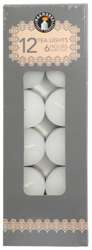 Świeca Podgrzewacz TEALIGHT Bezzapachowy Biały 12szt
