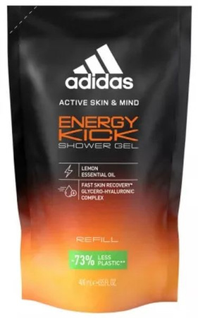 Adidas ENERGY KICK Żel Pod Prysznic Active Skin & Mind Zapas LEMON 400ml 