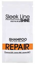 Stapiz Sleek Line Szampon Do Włosów Z Jedwabiem Saszetka 15ml