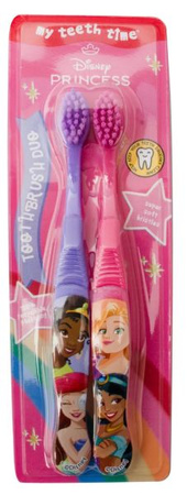 Disney Princess Szczoteczka Manualna x2 Dla Dzieci Super Soft