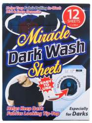 PMS Miracle Dark Wash Chusteczki Do Prania Ożywiające Kolor BLACK 12szt