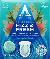 Astonish Frizz & Fresh Tabletki Do Wc Eucalyptus 8szt