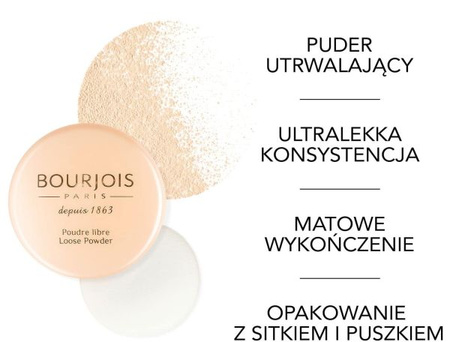 Bourjois Loose Powder Puder Sypki 01 Peach 32g