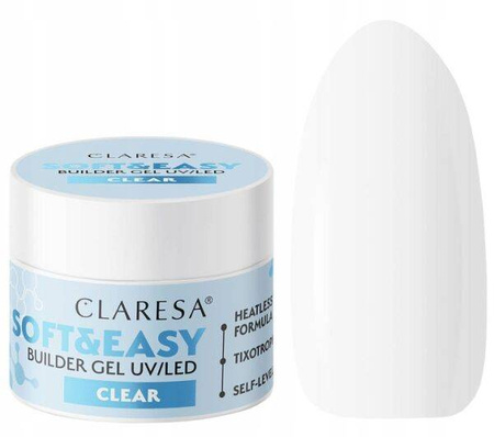 Claresa Żel Budujący SOFT&EASY Clear 45g