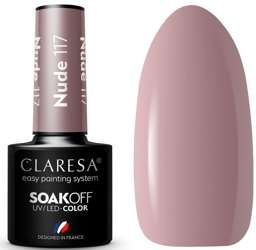 Claresa Lakier Hybrydowy Nude 117