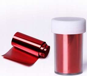 Folia Transferowa Do Zdobienia Paznokci Czerwona