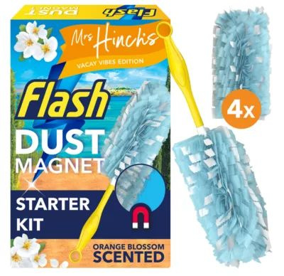 FLASH DUST MAGNET Zestaw Miotełka Do Kurzu + 4 Zapasy